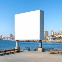 Dockside Billboard - AI Generated
