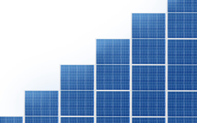 Obraz premium solar panel solar generator system Clean technology for a better future..