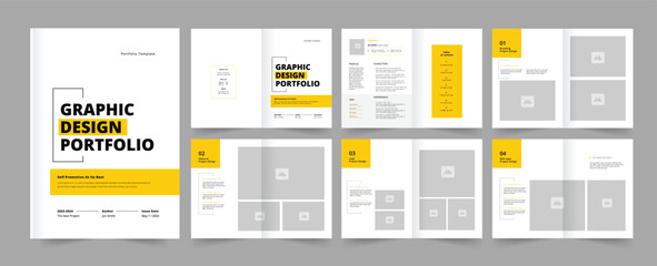 Graphic Design Portfolio Layout Template