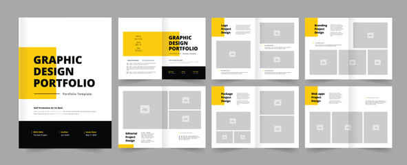 Graphic Design Portfolio Layout Design