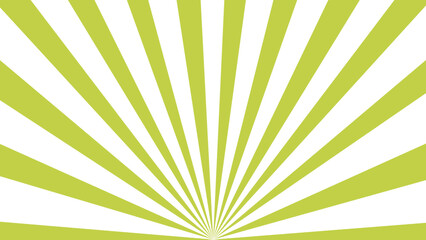 Rays white and green as background