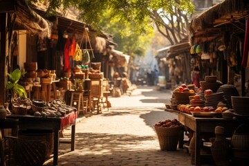 Traditional Street Market, Generative AI