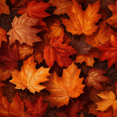 Fototapeta premium Autumn leaves background