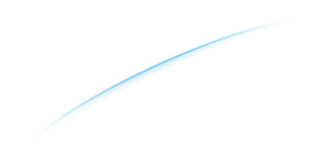 The edge of a blue solar eclipse on transparent background. Blue eclipse for product advertising, natural phenomena, horror concept and others. PNG.