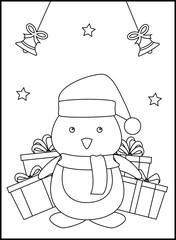 Christmas Coloring Pages for Kids and Toddlers