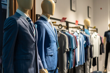 Custom suit shop in shopping mall