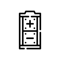 battery line icon