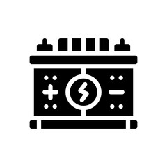 battery glyph icon