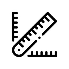 ruler line icon