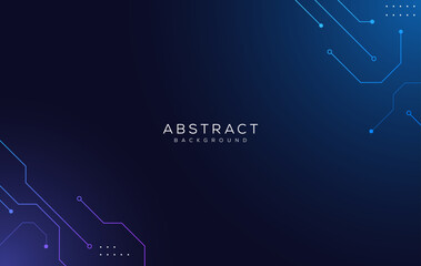 abstract dark blue background with circuit lines