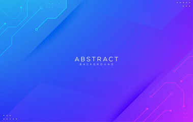 abstract blue background with circuit lines