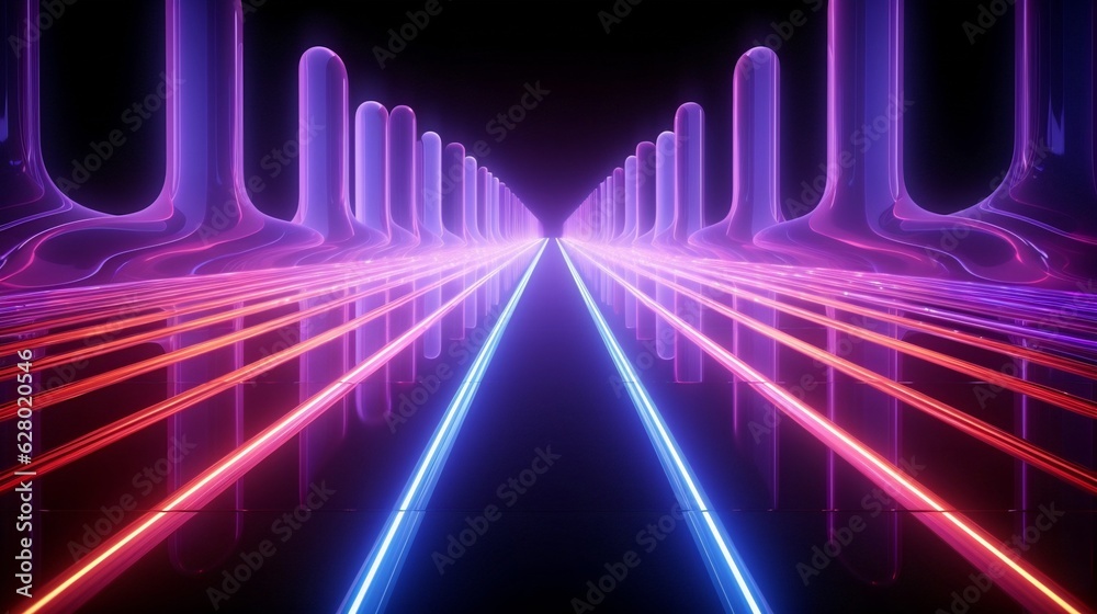 Aufkleber generative ai : abstract light of technology background hitech communication concept innovation back