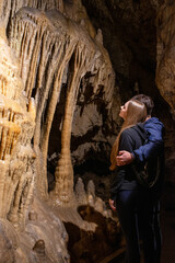 Demanovska Freedom cave in Low Tatras mountains in Slovakia