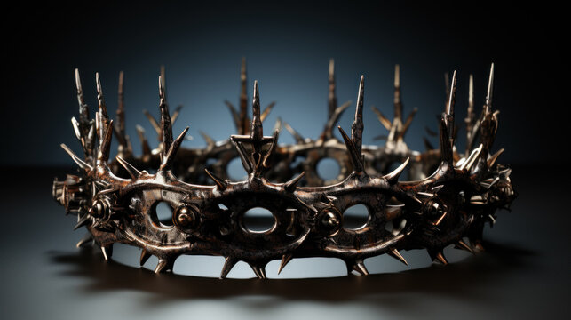 Сrown of thorns created with generative AI technology