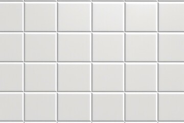 Seamless white tiles for tiling projects. Generative AI