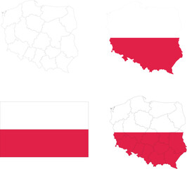 Poland's Pride: Vector Flags and Maps Collection