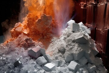 aluminum oxide, the raw material for smelting
