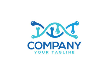 DNA Logo Design - Logo Design Template