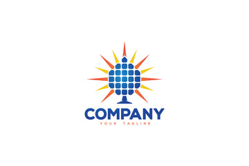 Solar Pannel Logo Design - Logo Design Template