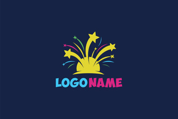 Stars Logo Design - Party Logo Design Template
