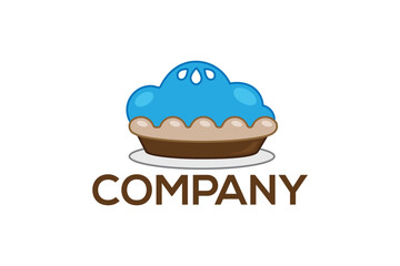 Food Logo Design - Pie Logo Design Template