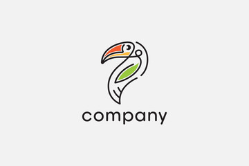 Toucan Logo Design - Toucan Logo Design Template
