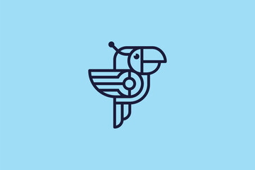 Toucan Logo Design - Toucan Logo Design Template
