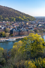 Obraz premium Heidelberg city hall in spring, Baden-Württemberg, Germany