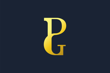 PG Monogram Logo Design - GP Monogram Logo Design
