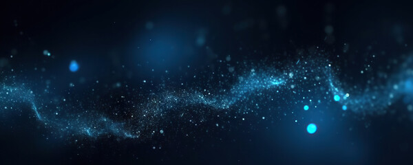 Obraz premium Abstract digital background. Data universe illustration. Ideal for depicting network abilities, technological processes, digital storages, science, education, etc.