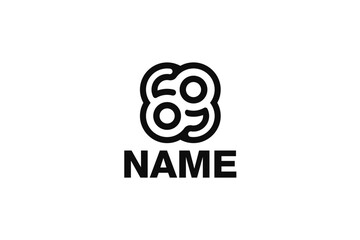 Number 8 Logo Design - Logo Design Template