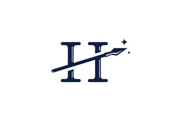 Letter H Logo Design - Logo Design Template	
