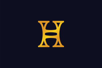 Letter H Logo Design - Logo Design Template	
