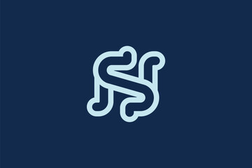 Letter S Logo Design - Logo Design Template	
