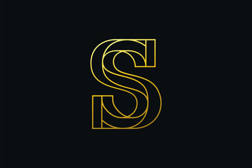 Letter S Logo Design - Logo Design Template	
