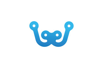 Letter W Logo Design - Logo Design Template	
