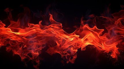 Fototapeta premium fire background