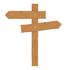 Fototapeta premium Wooden Signboard Element