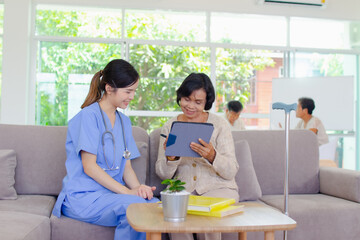 Fototapeta premium Nursing Home Care concept.