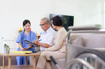 Nursing Home Care concept.