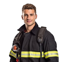 Man fire fighter