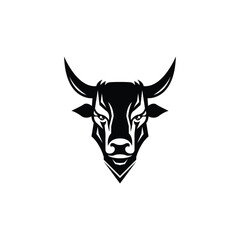 Bull Logo Design - Animal Logo Design Template