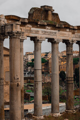 ruins of roman forum