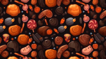 halloween pumpkins background
