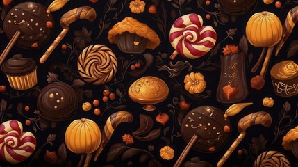 halloween pumpkins background