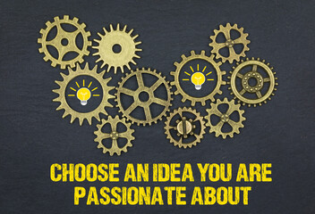 Choose an idea you are passionate about	