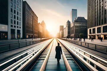 Fototapeta premium city skyline