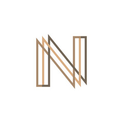 Letter N Logo Design - Logo Design Template