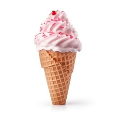 Ice cream cone isolated