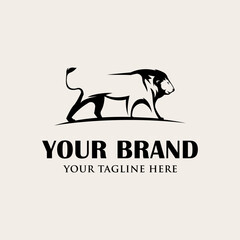 Lion logo vector illustration